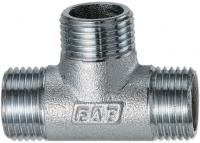Тройник 1", НР, хромированный FAR